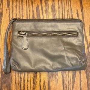 Latico leather clutch wristlet